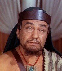 Edward G. Robinson played Dathan in The Ten Commandments.